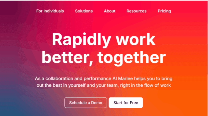 Marlee Ranked Number 1 In Top AI Tools Changing the Way Teams Work and Create